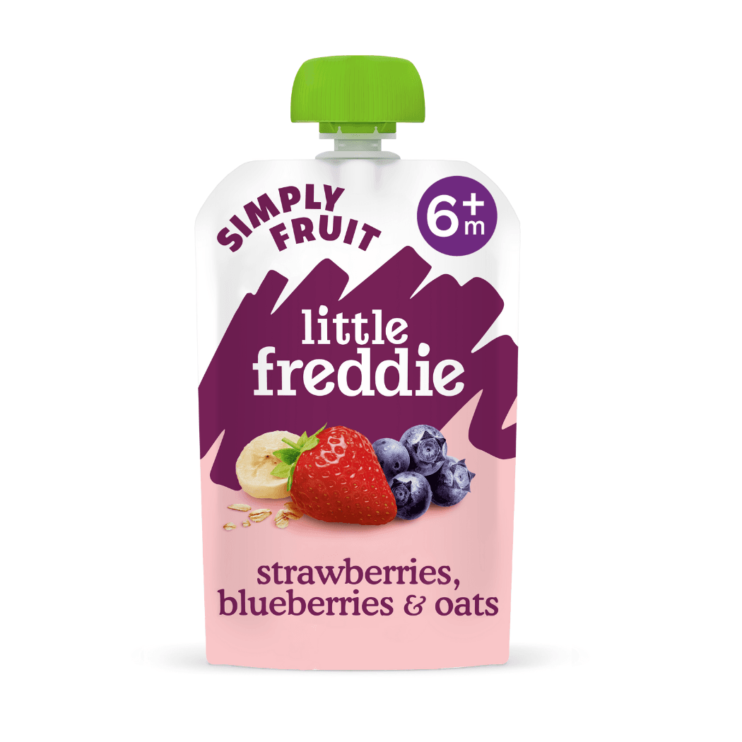 Little Freddie Organic Puree Mix Berries & Oats 100g Little Freddie Organic Puree Mix Berries & Oats 100g