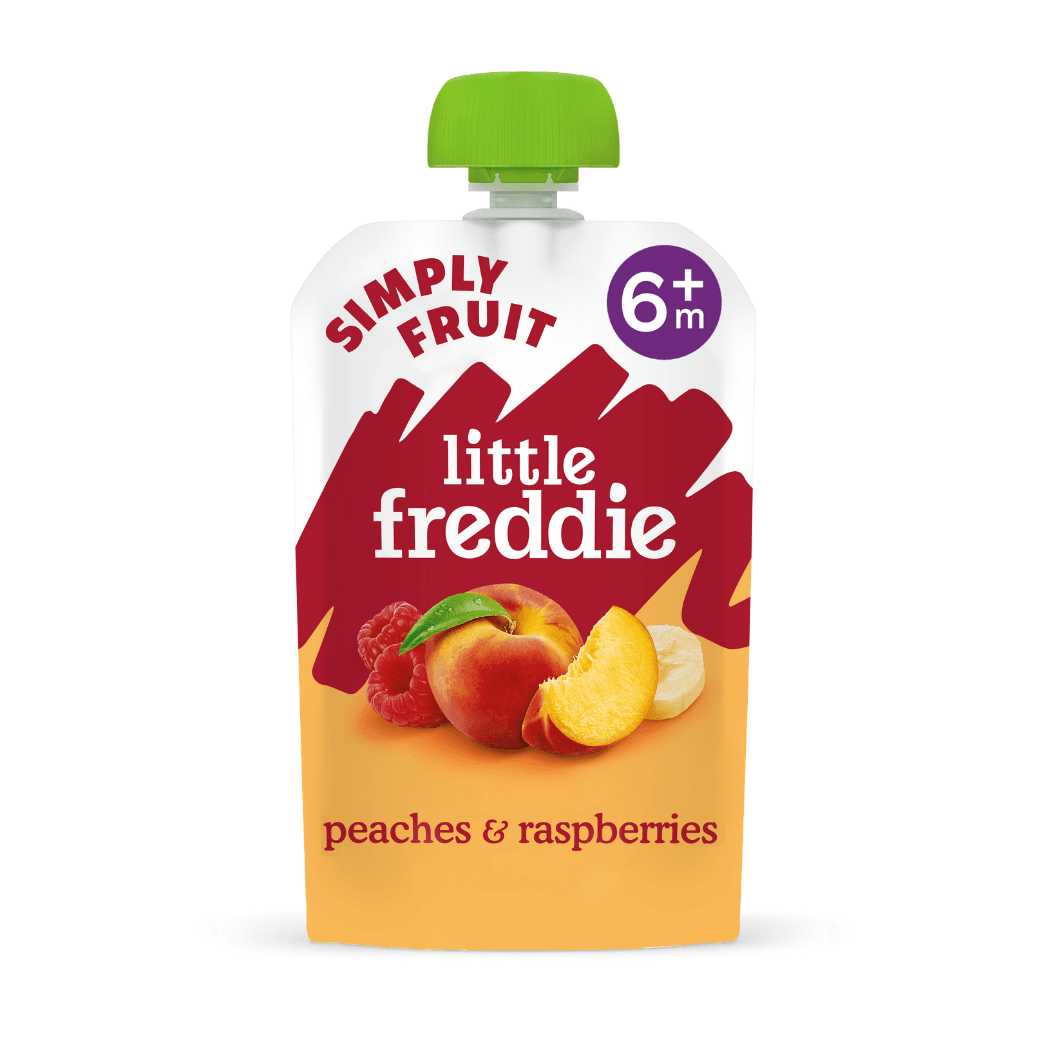 Little Freddie Organic Puree Peaches & Raspberries 100g Little Freddie Organic Puree Peaches & Raspberries 100g