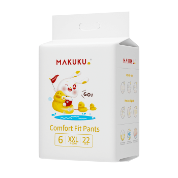 Makuku Comfort Fit Pants Size (6) 22 Pieces Value Pack