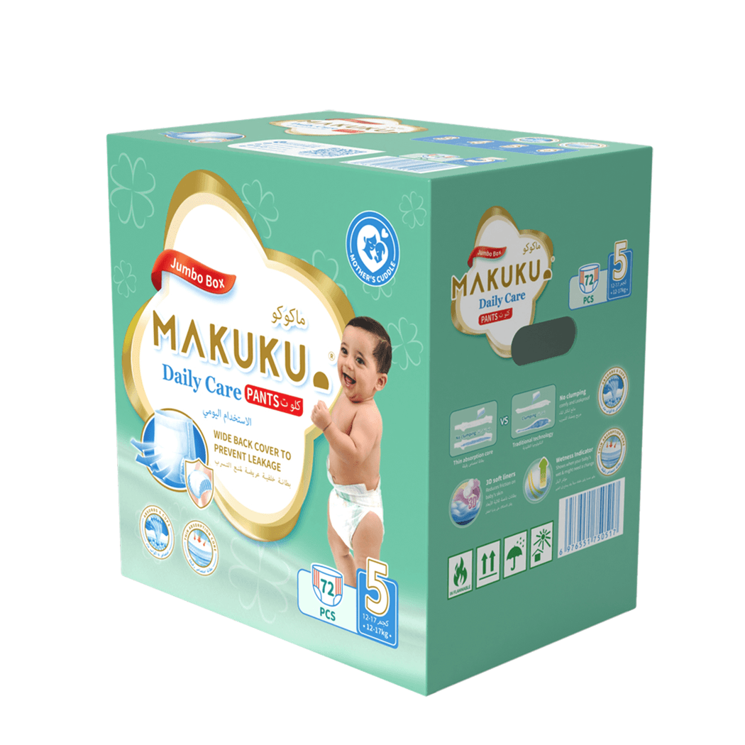Makuku Daily Care Pants Size (5) 36-2 Pieces Mega Box Makuku Daily Care Pants Size (5) 36*2 Pieces Mega Box