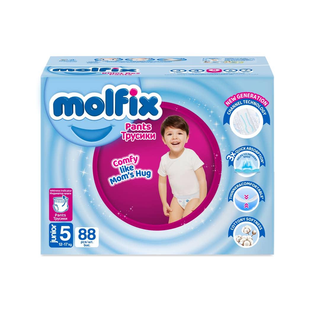 Molfix Diapers Size 5 Mega Box 88 Pants Molfix Diapers Size 5 Mega Box 88 Pants