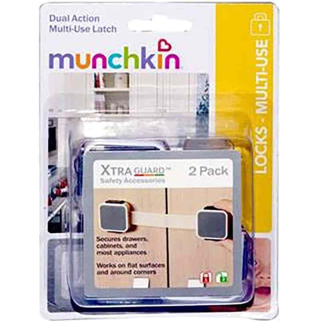 Munchkin Xtra Guard Dual Locking Latch 2 Pcs Munchkin Xtra Guard Dual Locking Latch 2 Pcs