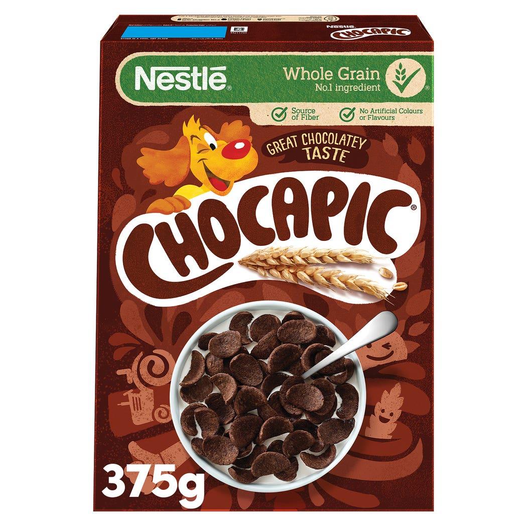 NESTLE CHOCAPIC Chocolate Breakfast Cereal 375g NESTLE CHOCAPIC Chocolate Breakfast Cereal 375g