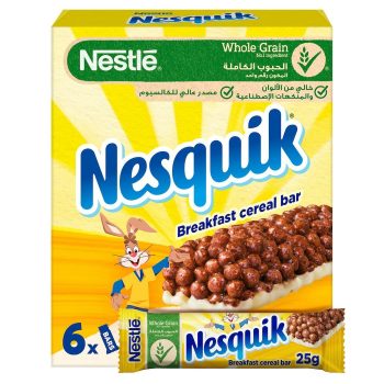 Nesquik Cereal Bars (Pack 6 pcs * 25 gm)