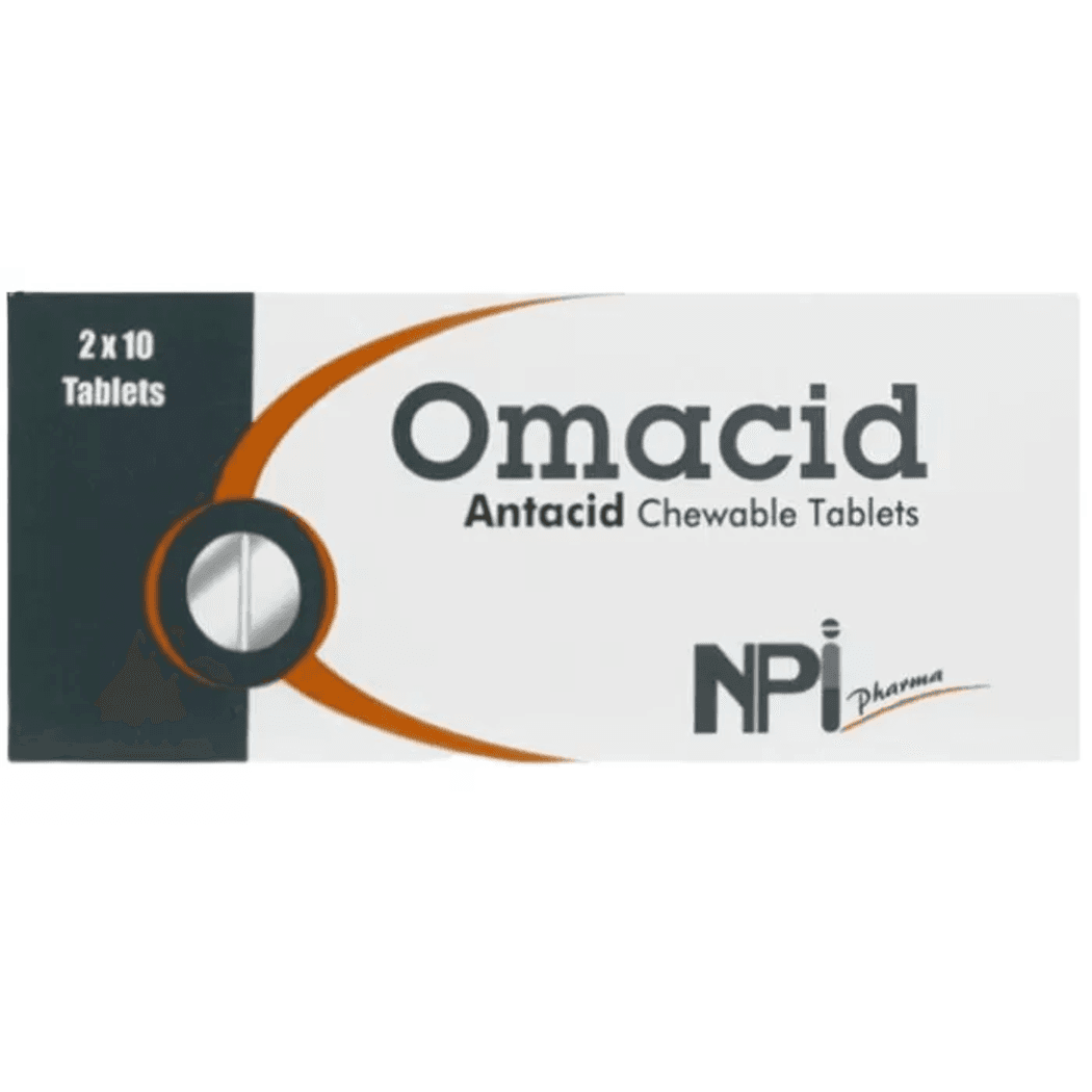 Omacid 20 Chewable Tablets Omacid 20 Chewable Tablets
