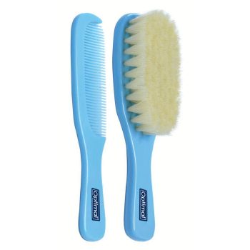 Optimal Brush And Comb Set Blue