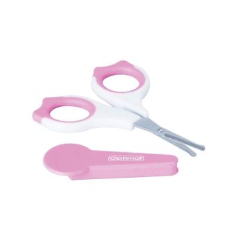 Optimal Safe Nail Scissor Pink