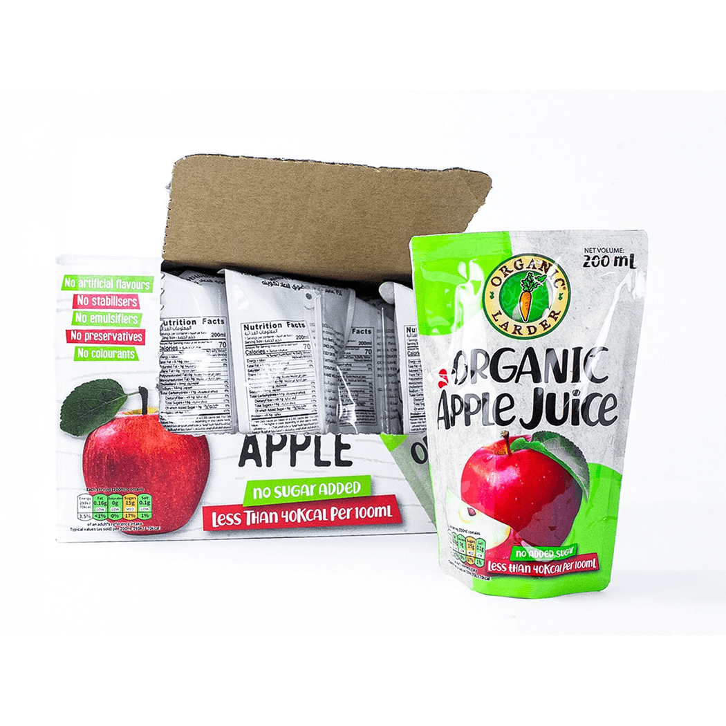 Organic Larder 75% Apple Juice Multipack 10x200ml Organic Larder 75% Apple Juice Multipack 10x200ml
