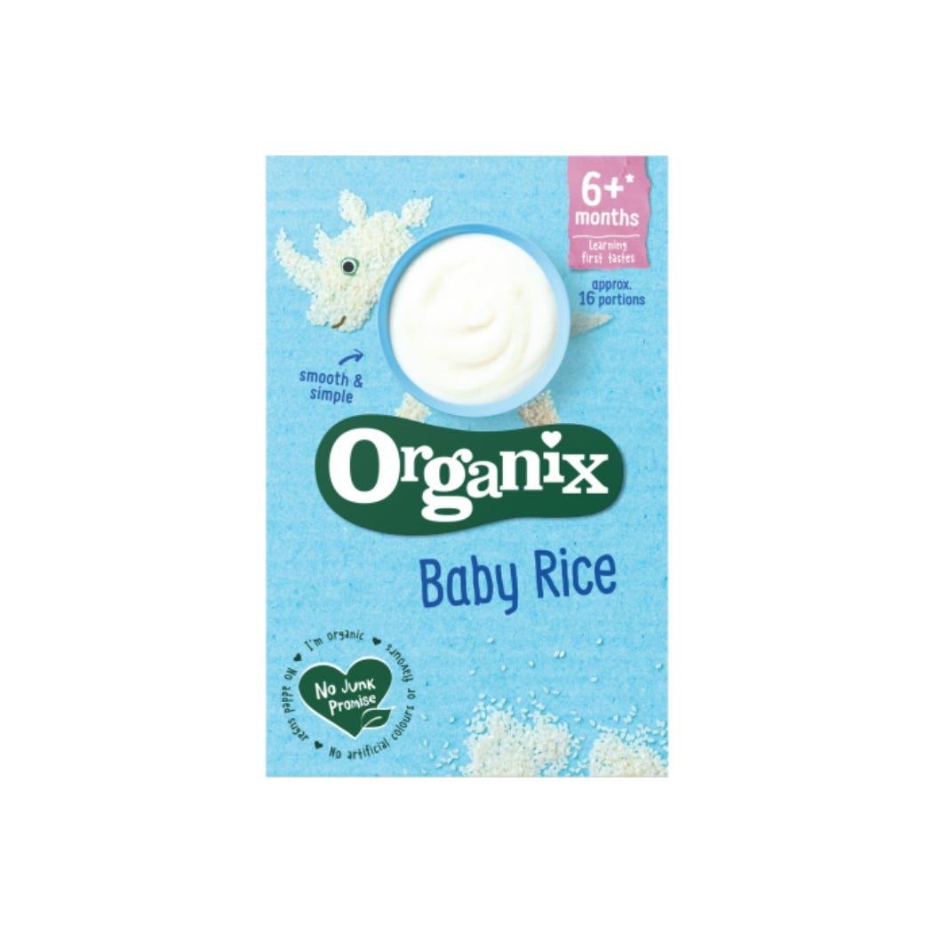 Organix Organic Baby Rice 6 Months + 100g Organix Organic Baby Rice 6 Months + 100g