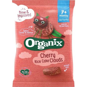 Organix Organic Cherry Rice Cake Clouds 7 Months + 40g