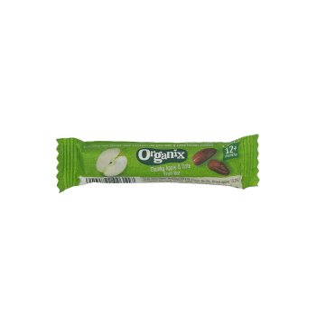 Organix Organic Chunky Apple & Date Fruit Bar 12months + 17g