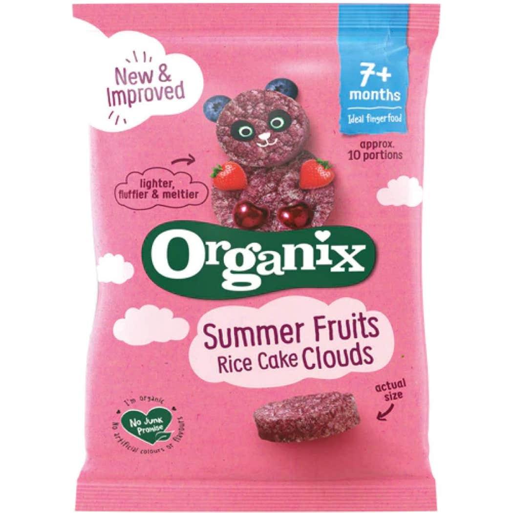 Organix Organic Fruits Rice Cake Clouds 7 Months + 40g Organix Organic Fruits Rice Cake Clouds 7 Months + 40g
