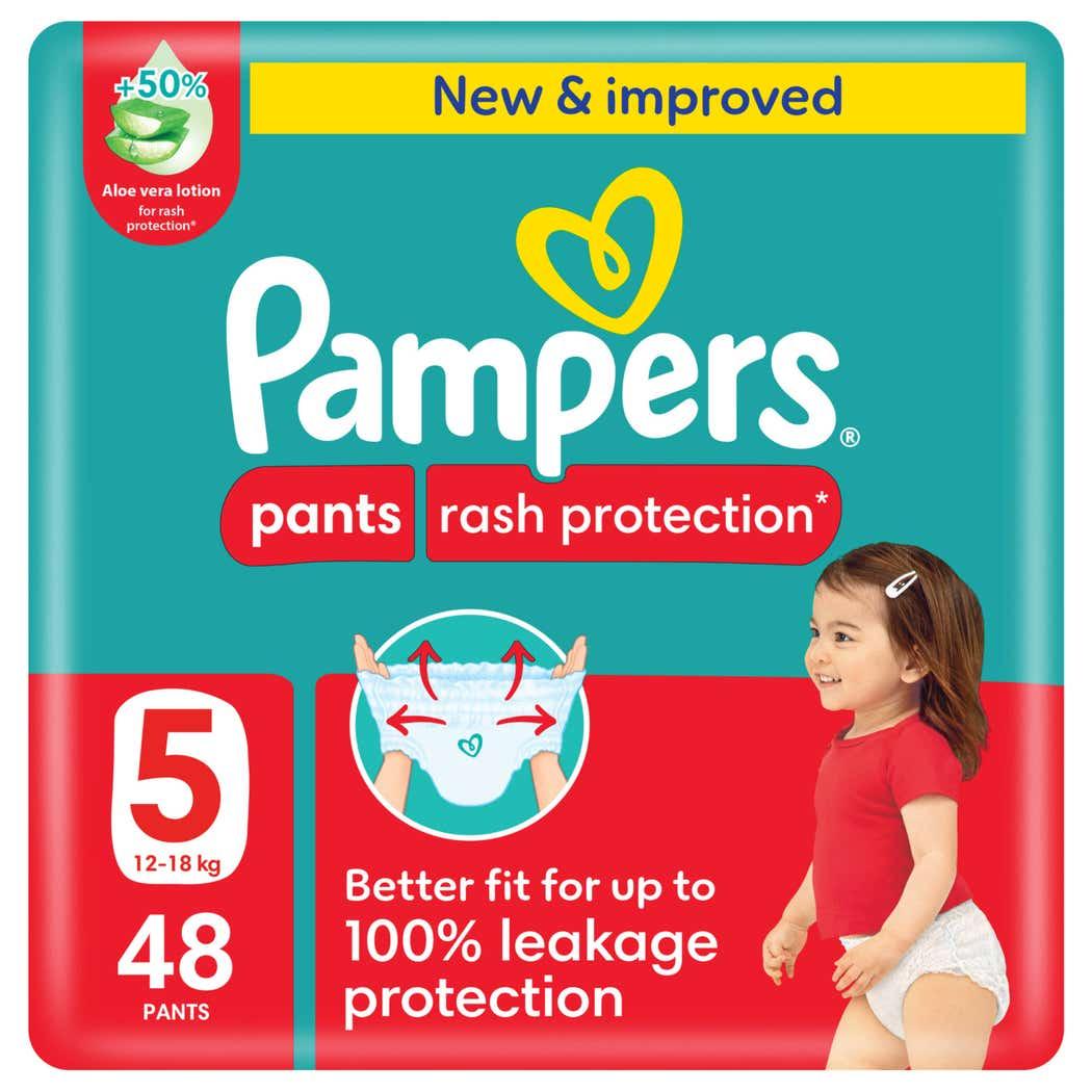 Pampers Pants Size (5) Jumbo Pack 48 Pants New Pampers Pants Size (5) Jumbo Pack 48 Pants New