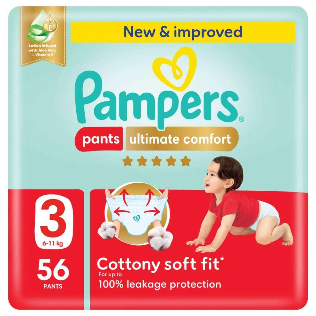 Pampers Premium Care Pants Size 3 Mega Pack 56 Pants New Pampers Premium Care Pants Size 3 Mega Pack 56 Pants New