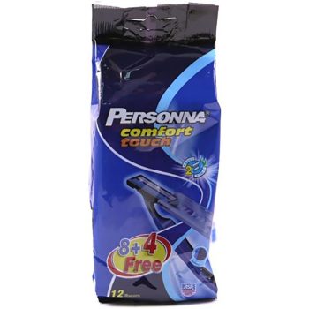 Personna Comfort Touch2 Twin Blad Disposable Razors 8+4 Free