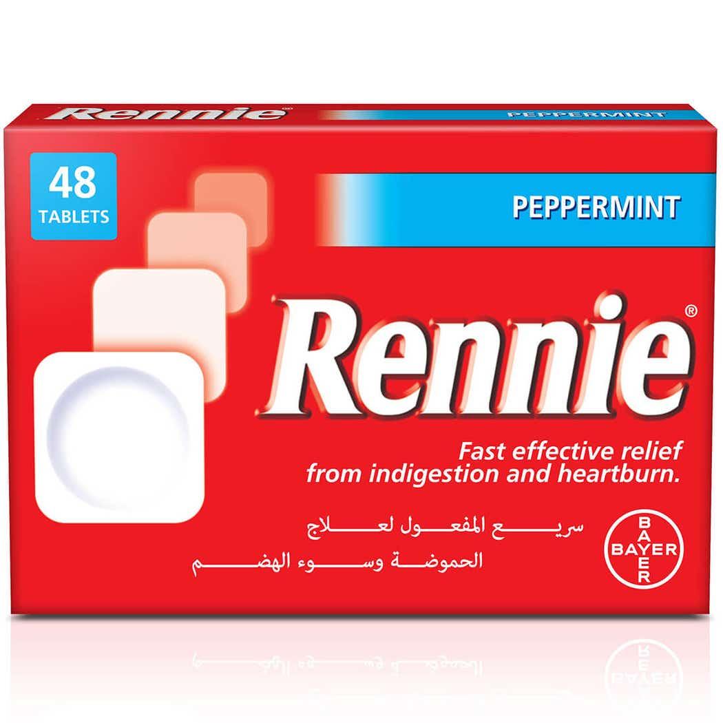 Rennie Fast & Effective Antacids chewable tab 48 Rennie Fast & Effective Antacids chewable tab 48