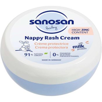 Sanosan Baby Nappy Rash Cream With Zinc 150 Ml