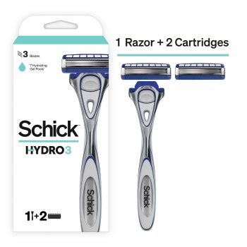 Schick Hydro 3 Razor + 2 Refills
