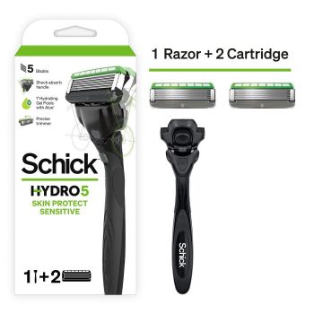 Schick Hydro 5 Skin Protect Sensitive Razor + 2 Refills