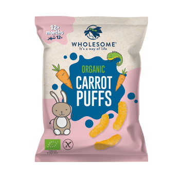 Wholesome Organic Carrot Puffs 15g