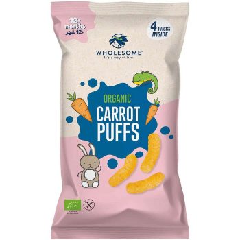 Wholesome Organic Carrot Puffs 4x15g