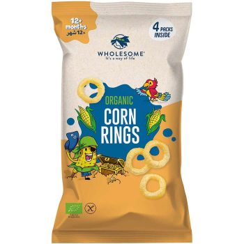 Wholesome Organic Rings Puffs 4x12g