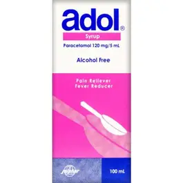 Adol Paracetamol 120 mg/5 ml – 100 ml Syrup