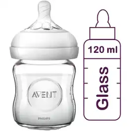 Avent Natural Feeding Bottle Glass 120 ml
