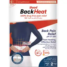 Blood Back Heat Patch 2pcs