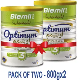 Blemil Plus Baby Milk (3) 800 gm x 2 (double-pack)