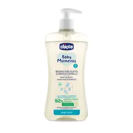 Chicco Baby Moments Gentle Body Wash And Shampoo 500 Ml