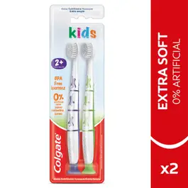 Colgate Kids Toothbrush BPA Free 2+ years 2Pcs