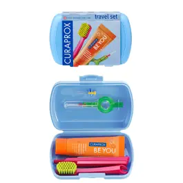 Curaprox Oral Care Essential Travel Set Blue