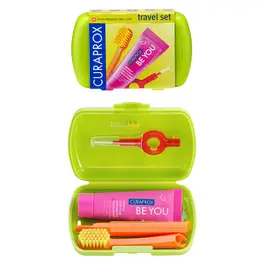 Curaprox Oral Care Essential Travel Set Green