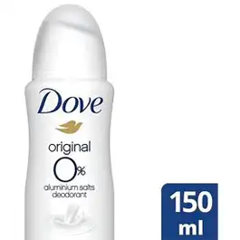 Dove Deo Spray Original 0% Aluminium 150ml
