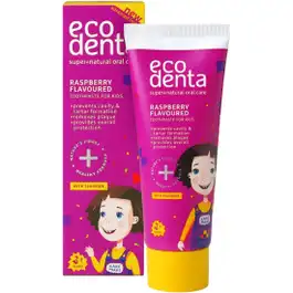 Ecodenta Toothpaste Raspberry Anti Cavity Kids +3 Y 75ml