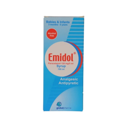 Emidol Paracetamol 120 mg/5 ml – 100 ml Suspension