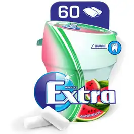 Extra Gum Bottle Sugar Free Watermelon Flavor