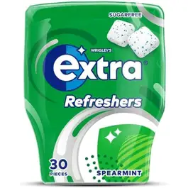 Extra Refreshers gum sugar free Spearmint 30pcs
