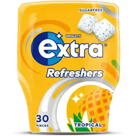 Extra Refreshers gum sugar free Tropical 30pcs