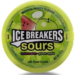 Ice Breakers Green Apple & Watermelon Sours 42 gm