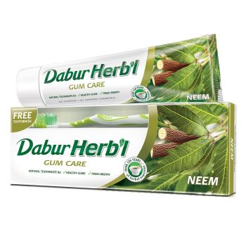 Dabur Herbal Toothpaste Neem -150g + Free Toothbrush