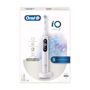 Oral-B iO Series 7 Rechargeable Electric Toothbrush Set, Removes 100% More Plaque