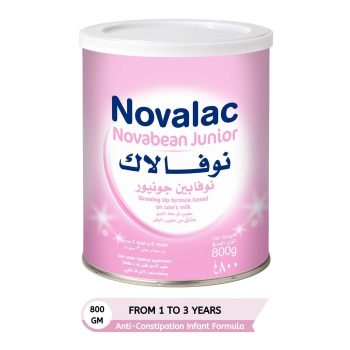 Novalac Novabean Junior Anti-Constipation Growing up Formula, 1-3 Years, 800g