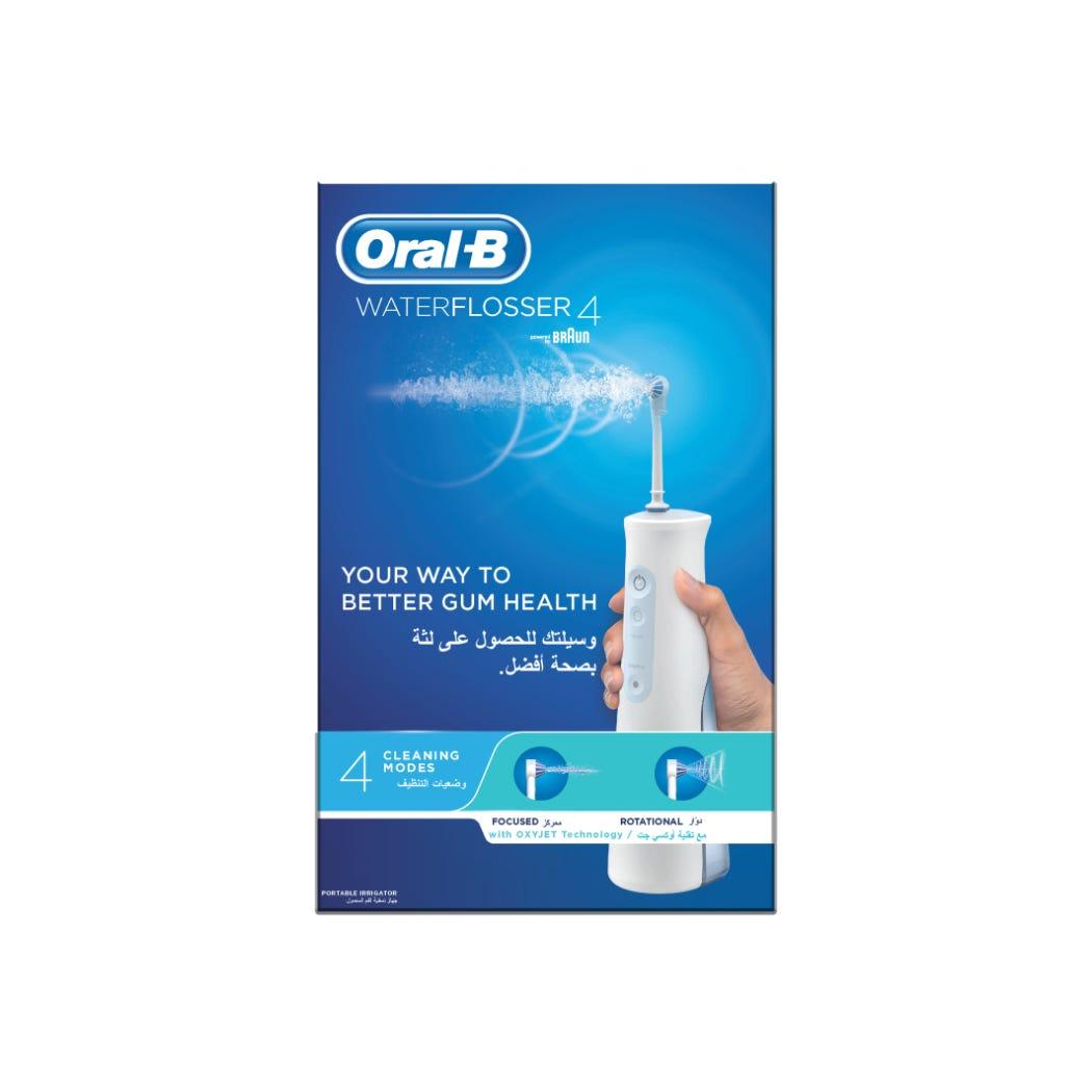 image (6) Oral-B Water Flosser 4, with OxyJet Cleaning Technology, 4 Cleaning Modes, 1 Count