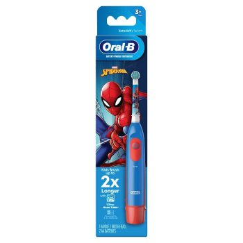 Oral-B Kids Rechargeable Electric Toothbrush, Marvel Spiderman, 3+ Years, 1 Count