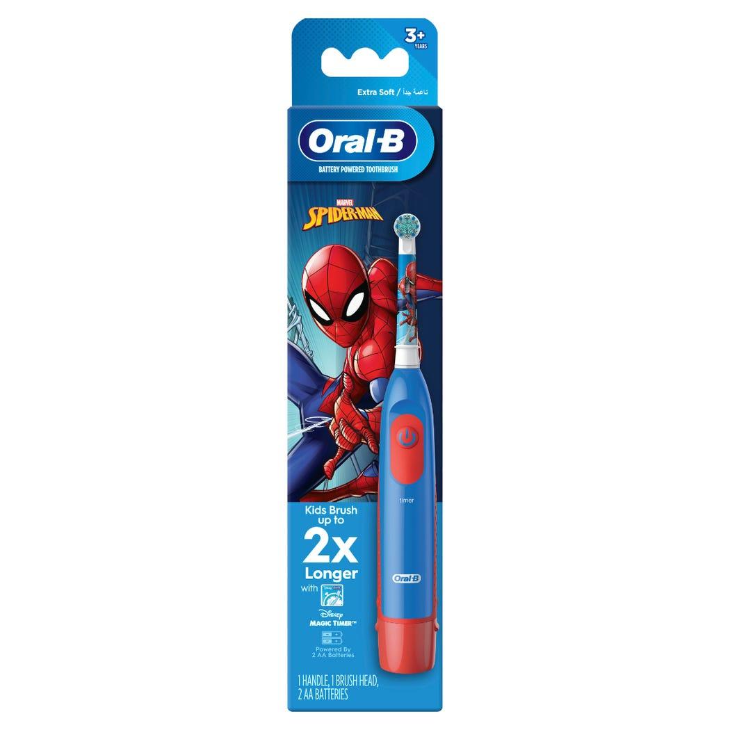 image (8) Oral-B Kids Rechargeable Electric Toothbrush, Marvel Spiderman, 3+ Years, 1 Count