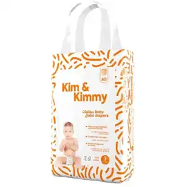 Kim & Kimmy Diapers Size 3 Mega Pack 60 Diapers