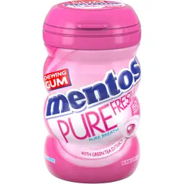 Mentos Gum Pure Fresh Bottle Bubble Fresh 50 Pcs
