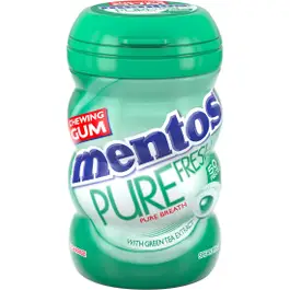 Mentos Gum Pure Fresh Bottle Spearmint 50 Pcs